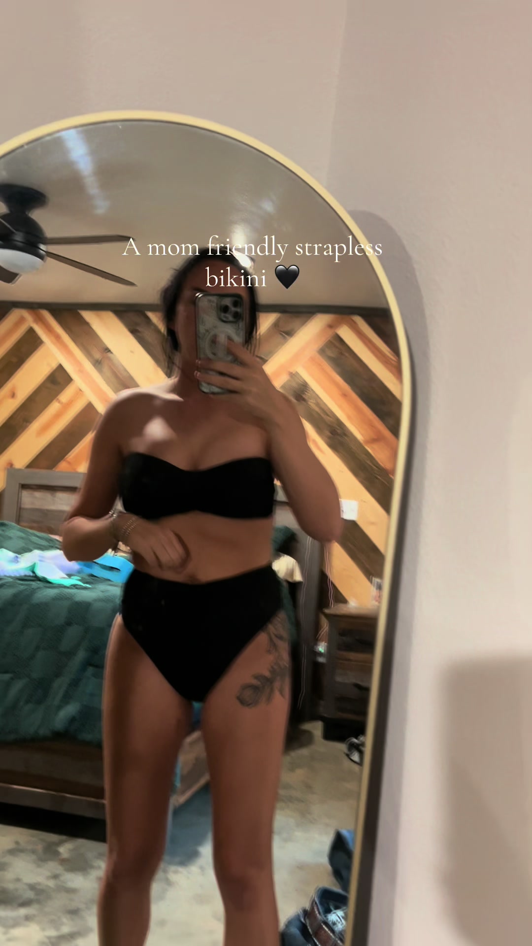 TikTok post by @scout_tennessee for Tempt Me Swimsuits. Caption reads: @Tempt Me Swimsuits #temptme #straplessbikini....