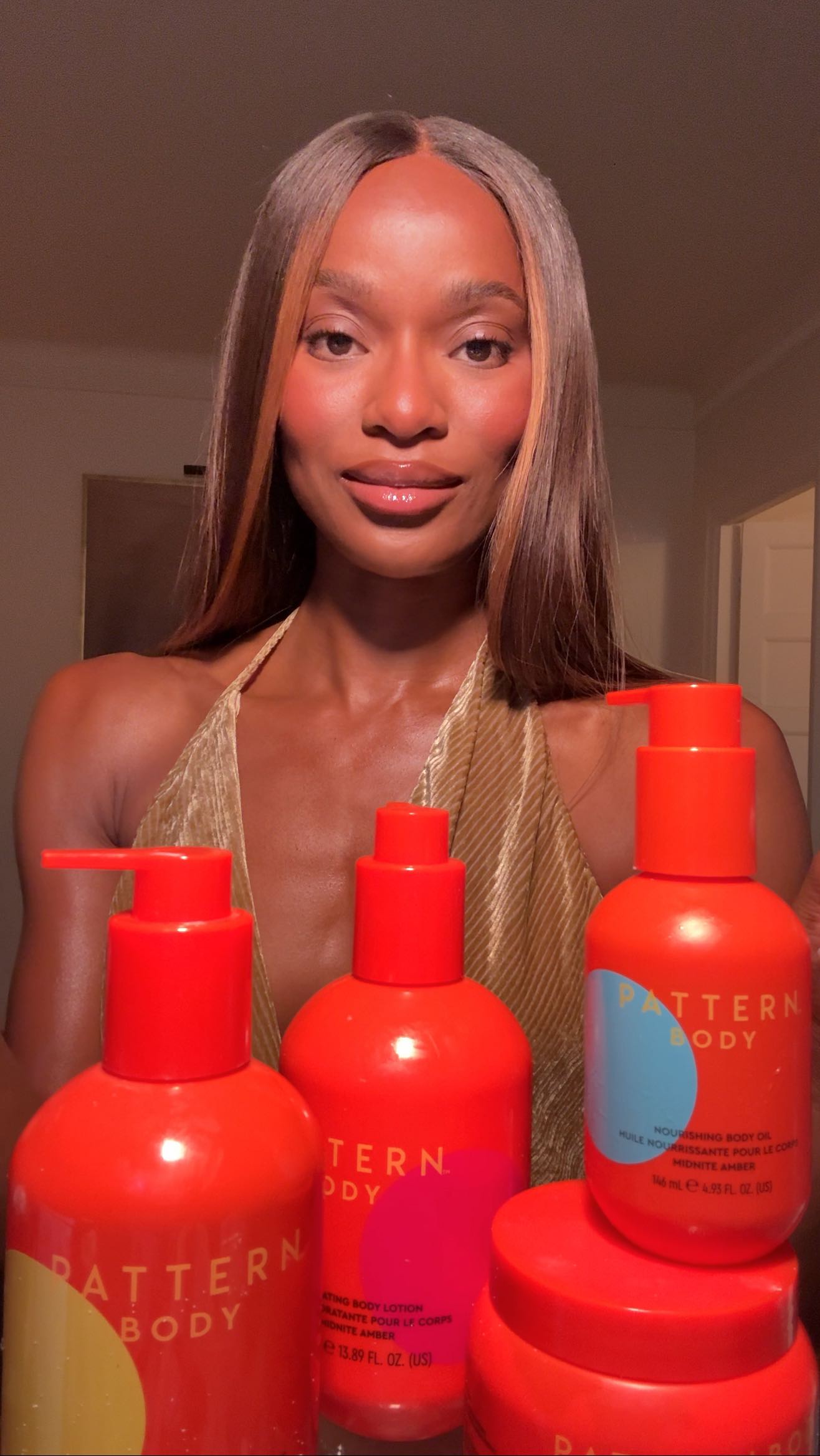 Instagram post by @drewomaukeleghe for Pattern. Caption reads: The ultimate hydration starts with your body and....