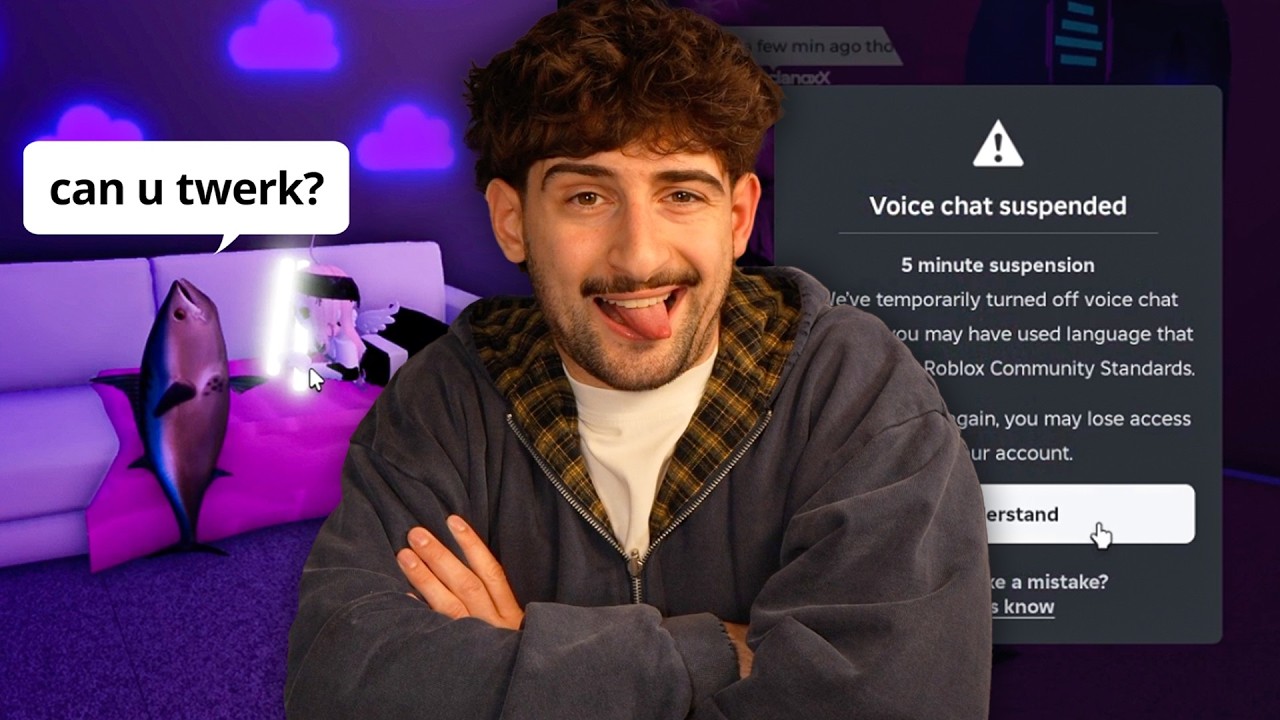 YouTube post by @ItalianBach for Revolut. Caption reads: I Played the Freakiest Roblox Games #2.