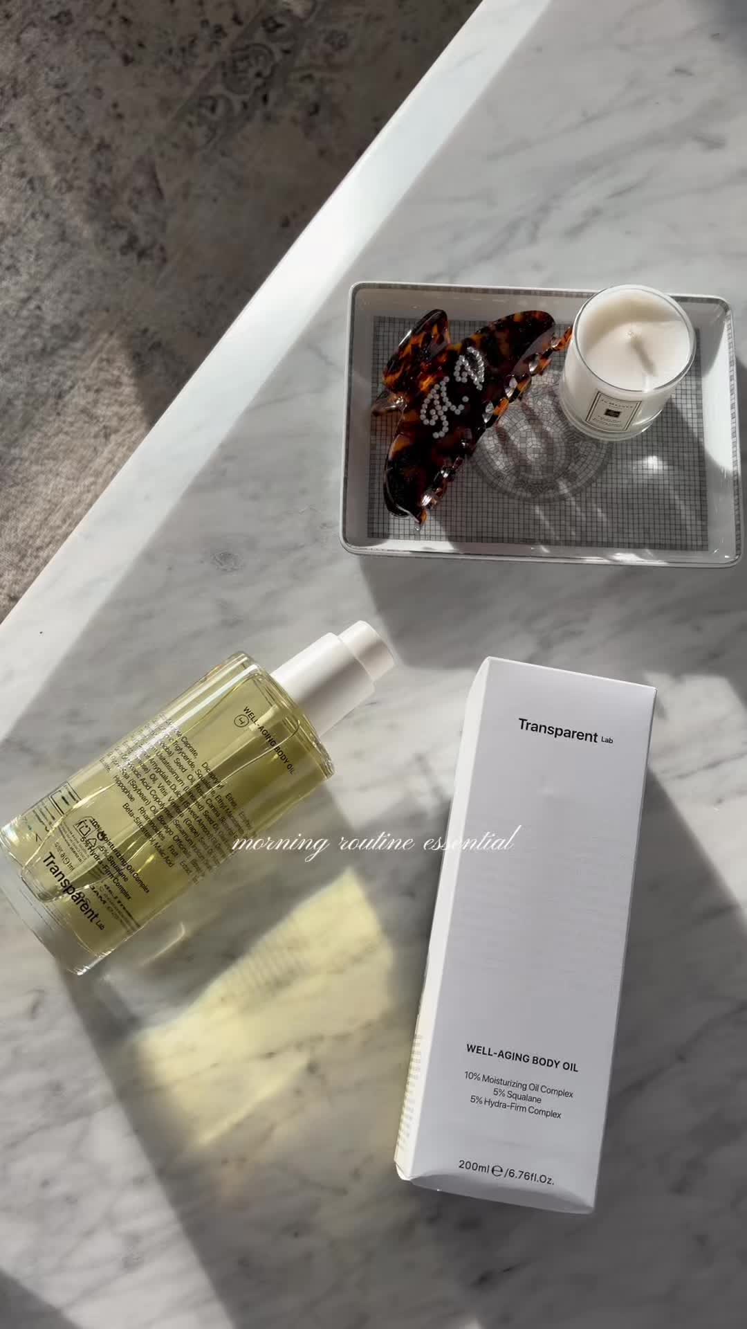 TikTok post by @_helenvf for Niche Beauty Lab. Caption reads: must have for dry skin 🫧🍯 @Niche Beauty Lab....