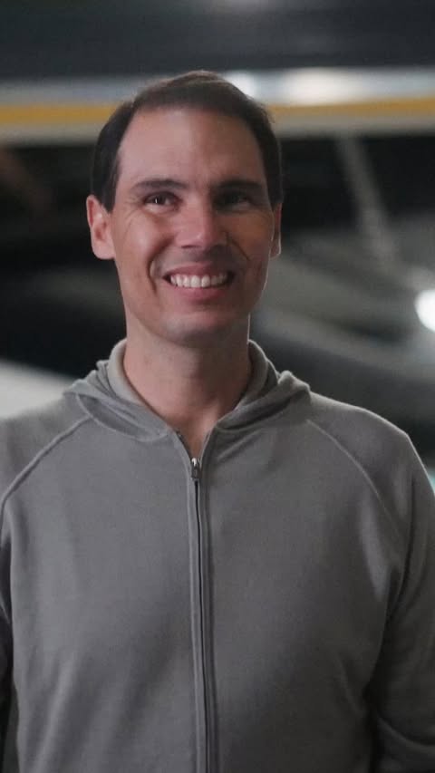 Instagram post by @rafaelnadal for Kia. Caption reads: Rafa returns to the Australian Open with Kia,....