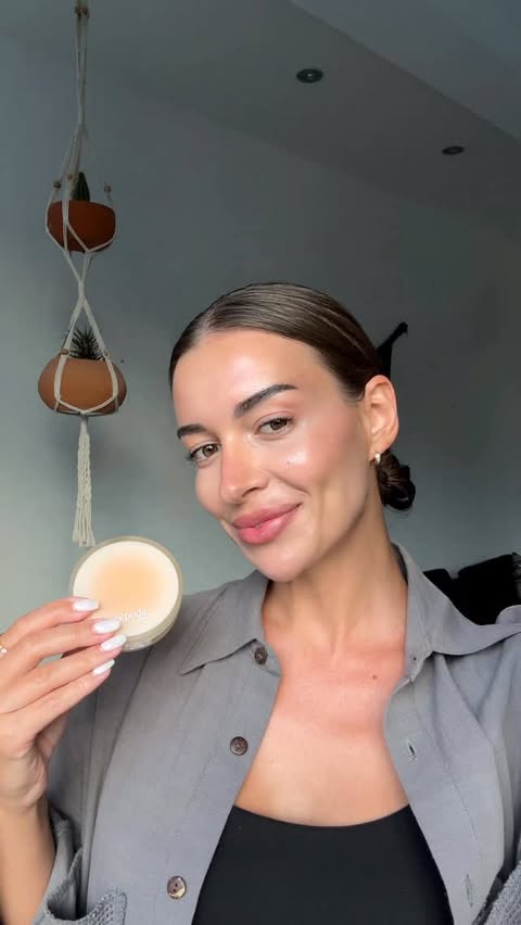 Instagram post by @cristinacataman for Yepoda. Caption reads: @yepoda has completely changed my skin: hello....