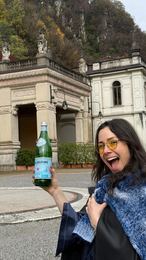 Instagram post by @handmethefork for Sanpellegrino. Caption reads: absolutely captivated by the 15 young chefs who....
