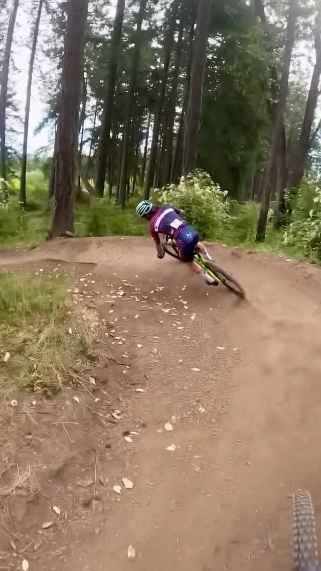 Instagram post by @matthew.mtb for Crankbrothers. Caption reads: [...] during BCBR Stage Three presented by....