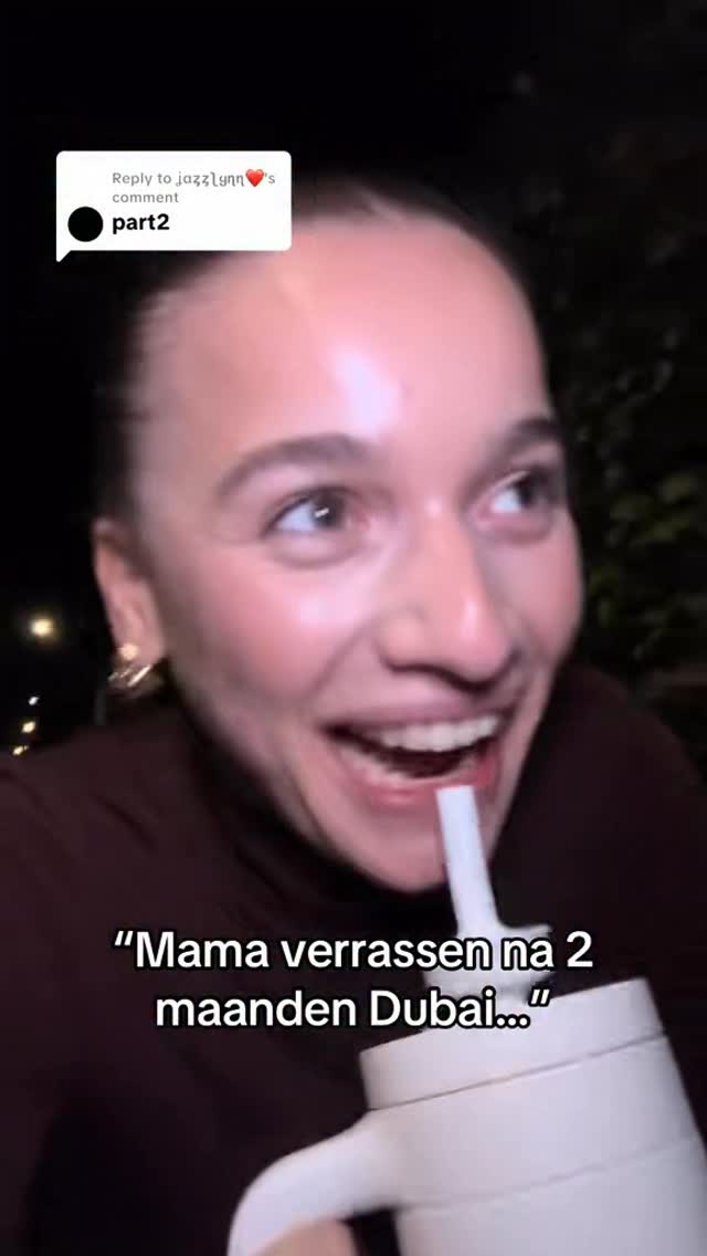 Instagram post by @selmaelhalawany for air up. Caption reads: *Ad ze was helemaal in shock😂
-
@airup 
#reactie....