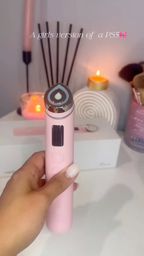 Instagram post by @brownlatte27 for APRILSKIN. Caption reads: #Ad | I’m beyond excited to review this Medicube....