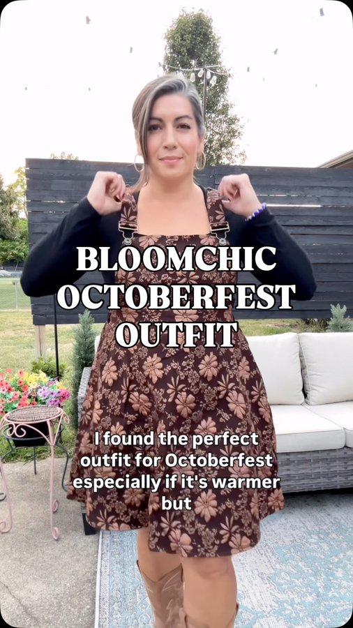 Instagram post by @nicholebabinec for BloomChic. Caption reads: [...] size fashion inspiration #bloomchic....
