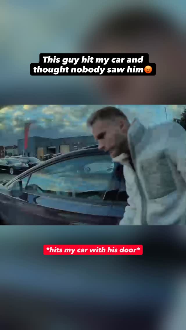 Instagram post by @maltedrivescars for Tesla. Caption reads: Not even gonna blur his face at this point🌚....