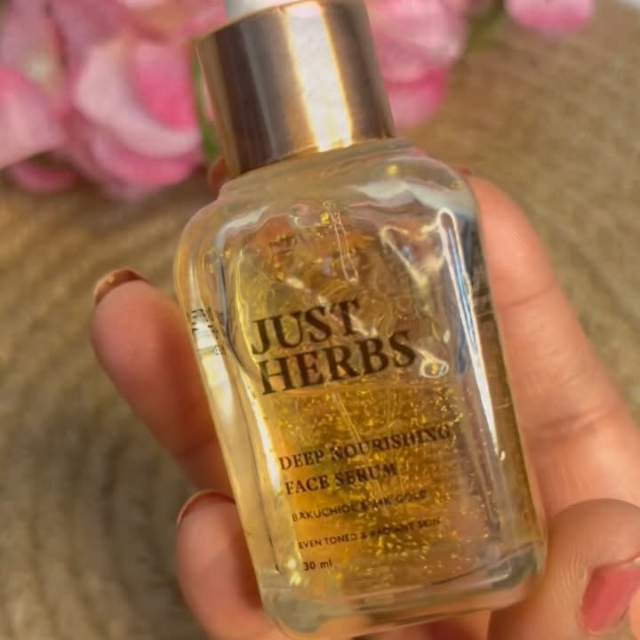 Instagram post by @mumma_and_manan for Just Herbs. Caption reads: #paidpartnership 
Because timeless beauty never....