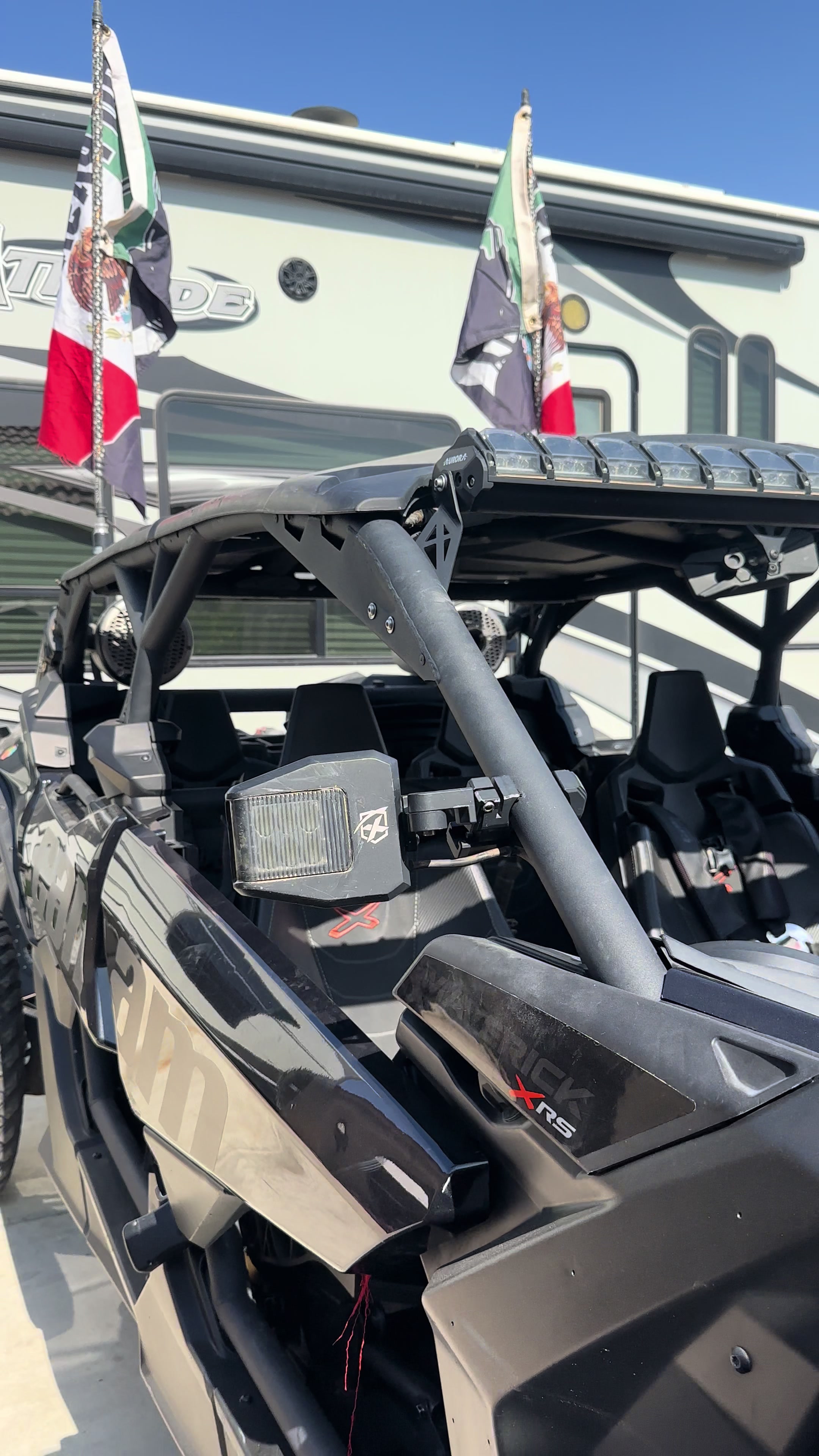 TikTok post by @desertaccessories for PRP Seats. Caption reads: Before/After Sponsers! @PRP Seats #fyp #viral....