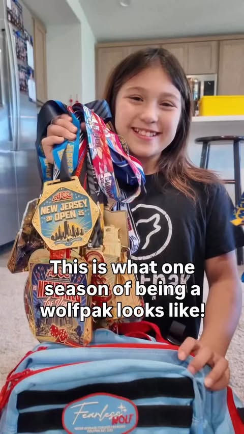 Instagram post by @herrarosethelastdragon for WOLFpak. Caption reads: This is what one season of being a....
