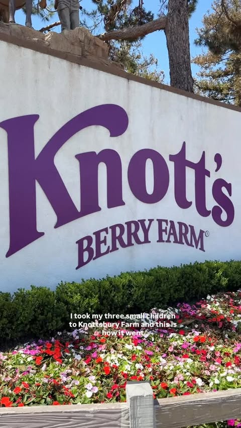 Instagram post by @theyostfamily for Knott's Berry Farm. Caption reads: We had the best time at @knottsberryfarm!! Tons of....