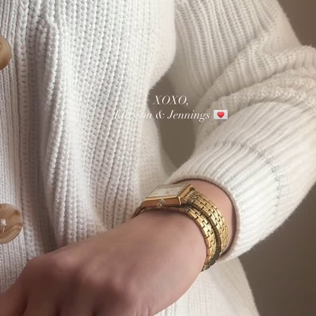 Instagram post by @ang.arana for Larsson & Jennings. Caption reads: [...] loved one this Valentine’s Day....