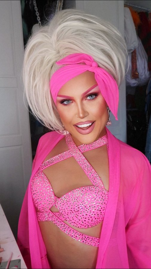 Instagram post by @awhora for Wizz Air. Caption reads: #ad Get WIZZ PINK ready with me as I wizz through....