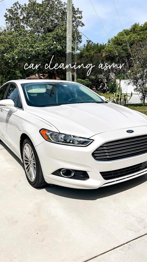 Instagram post by @skylar__toth for Turtle Wax. Caption reads: #ad Clean with me asmr style using @turtlewax 💛....