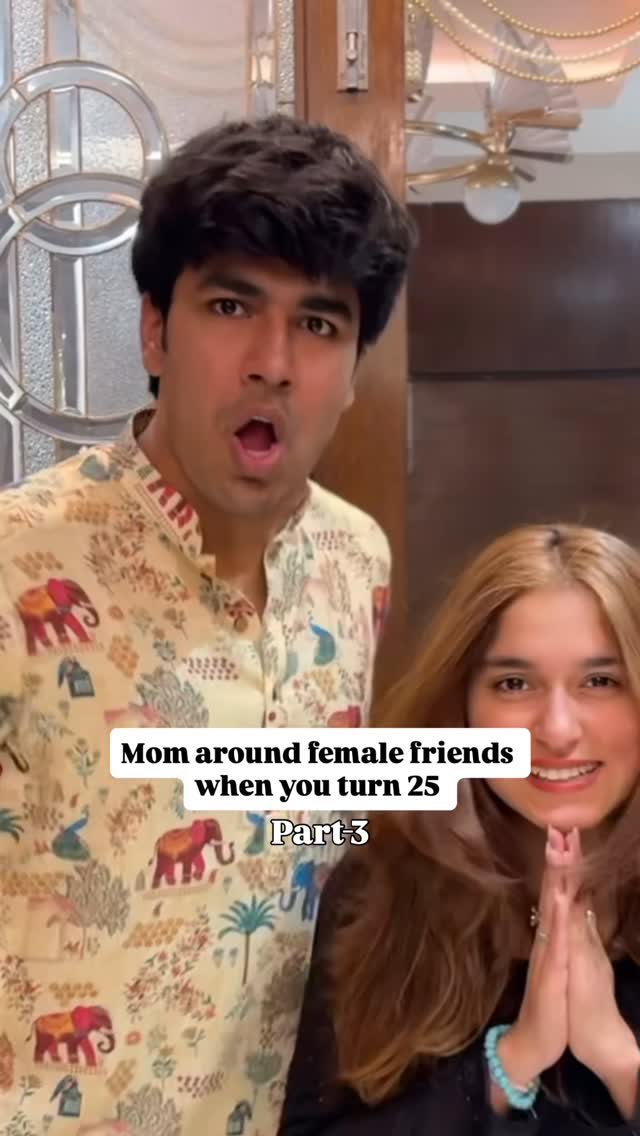 Instagram post by @tyagijikachotabetaa for Fortune Foods. Caption reads: Mummy ka mission: Friend ko impress karna = almost....