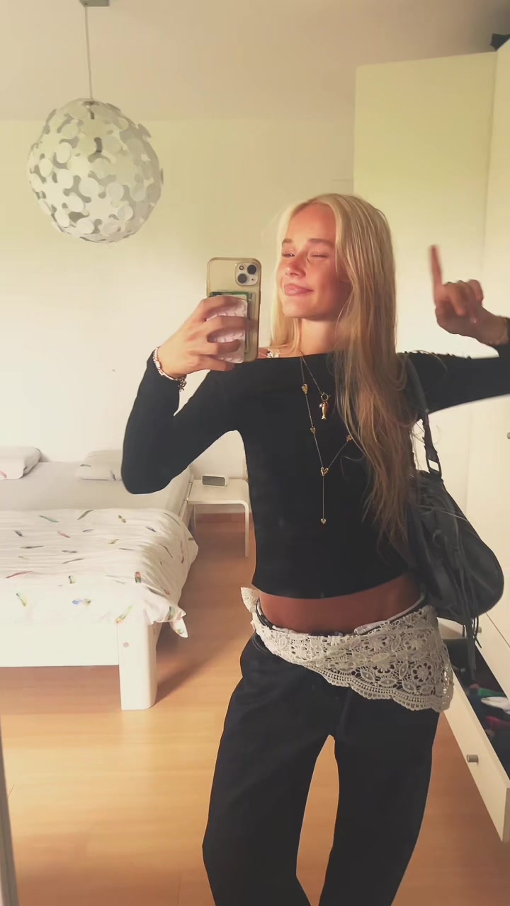 TikTok post by @_ella_franck_ for Lucid Club. Caption reads: #advertentie | pants are from @Lucid Club , thank....