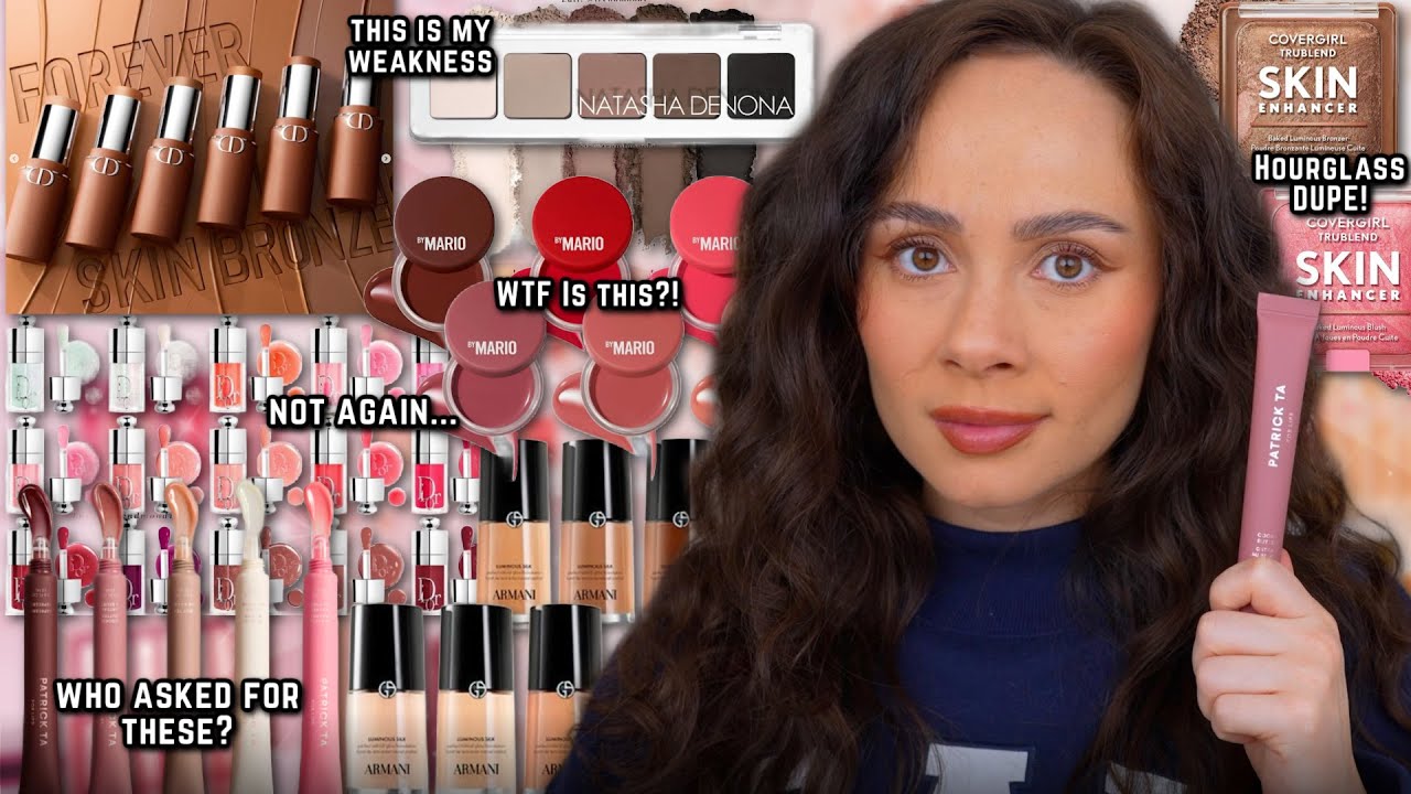 YouTube post by @MorganTurnerMakeup for rephr. Caption reads: i guess the drought is over! NEW MAKEUP LAUNCHES!....