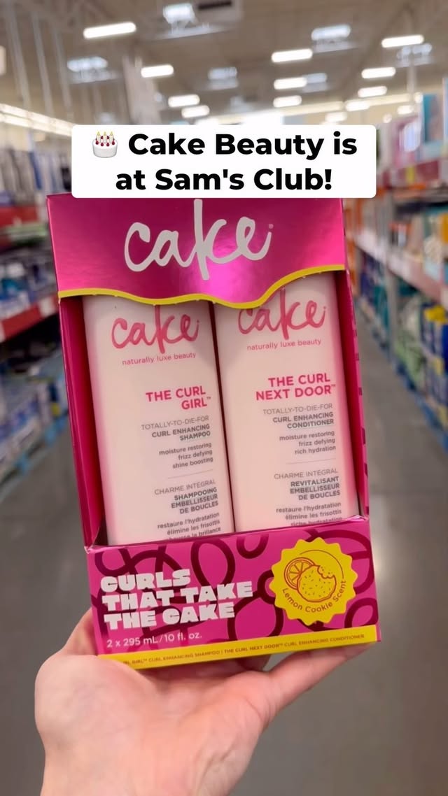 Instagram post by @samsclublovers for Cake Beauty. Caption reads: Get ready for some sweet deals with @CakeBeauty’s....