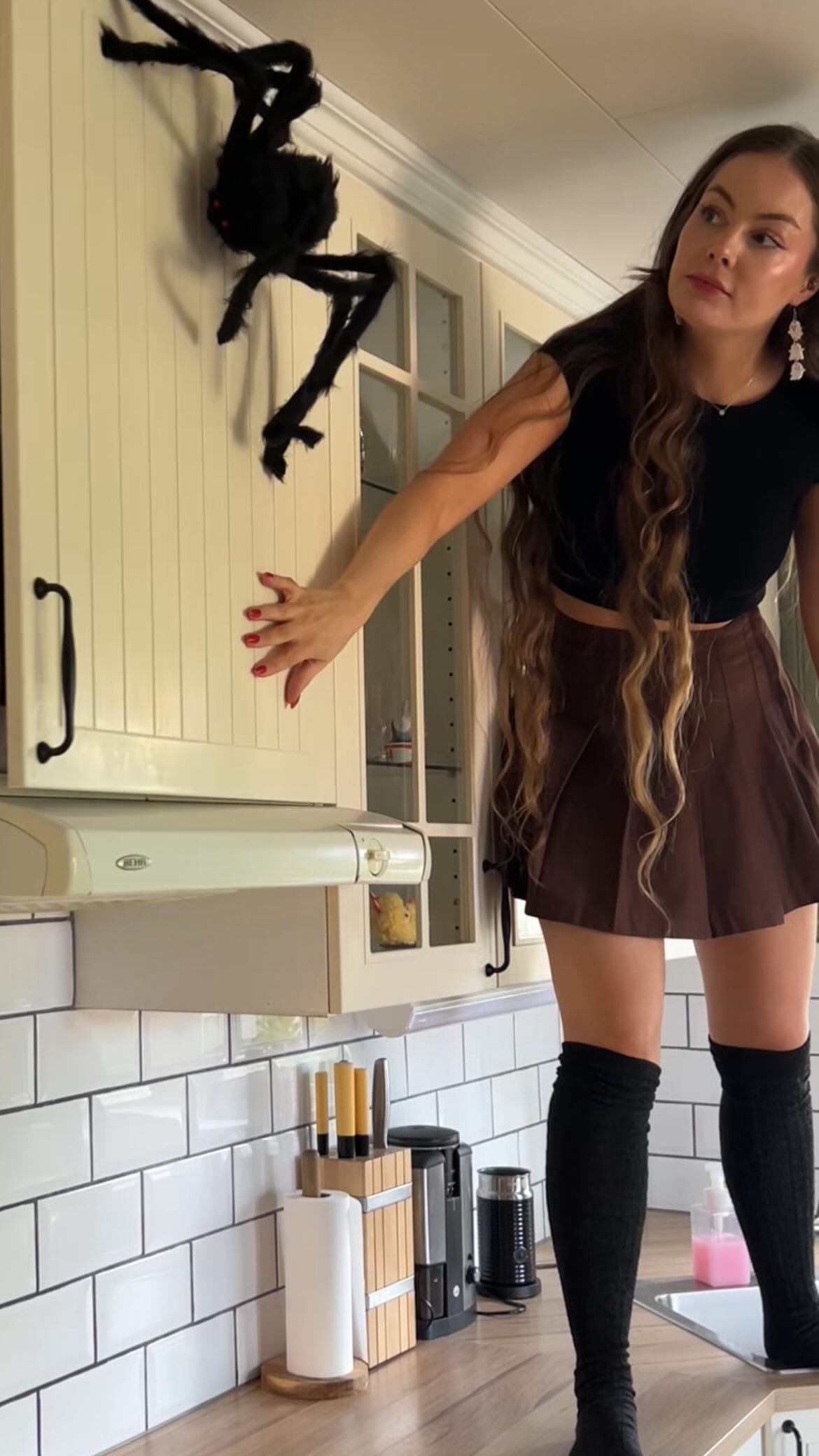 Instagram post by @dancedollll for Whoopea. Caption reads: [...] around the Kitchen makes me so....