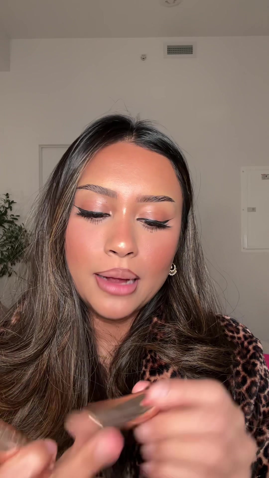 TikTok post by @purnaah for Lilly Lashes. Caption reads: Not how I wanted to end 2025 but so grateful for....