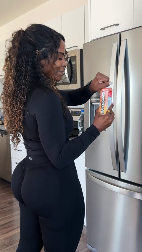 Instagram post by @laiiiland for AYBL. Caption reads: fit: @aybl  clean energy: @ehplabs | Code Laila 🖤....