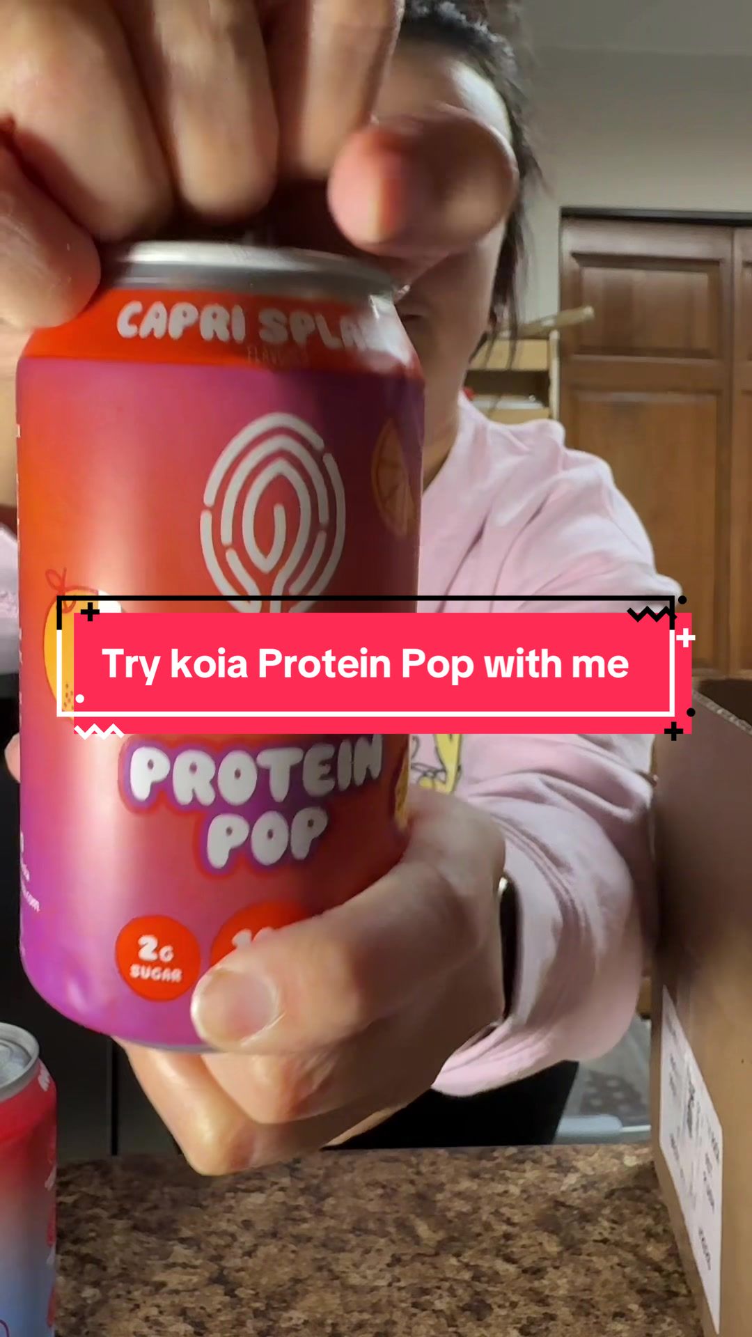 TikTok post by @morgandeardeuff for Koia. Caption reads: @drinkkoia honey gurl you’ve outdone yourself....