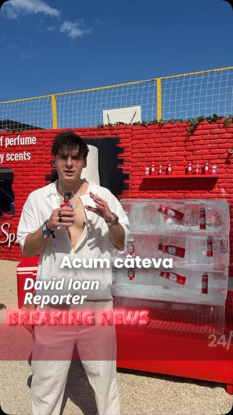 Instagram post by @davidnioan for Old Spice. Caption reads: [...] dai un refresh la cornerul Old Spice Alt....