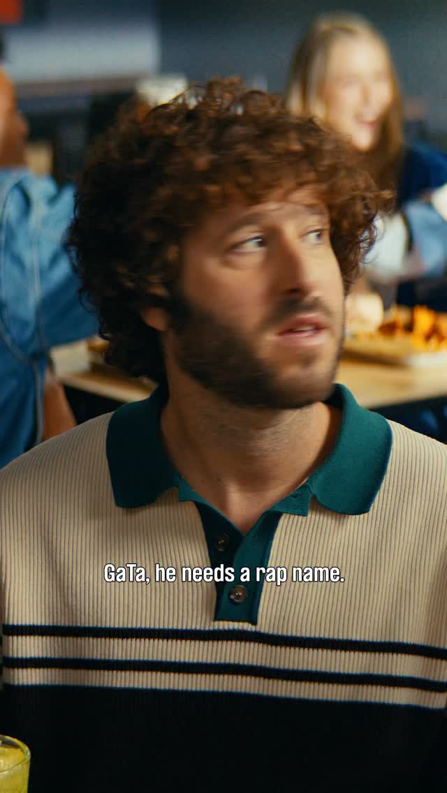 Instagram post by @lildickygram for Buffalo Wild Wings. Caption reads: We’ll have to workshop that rap name over a Pick 6....