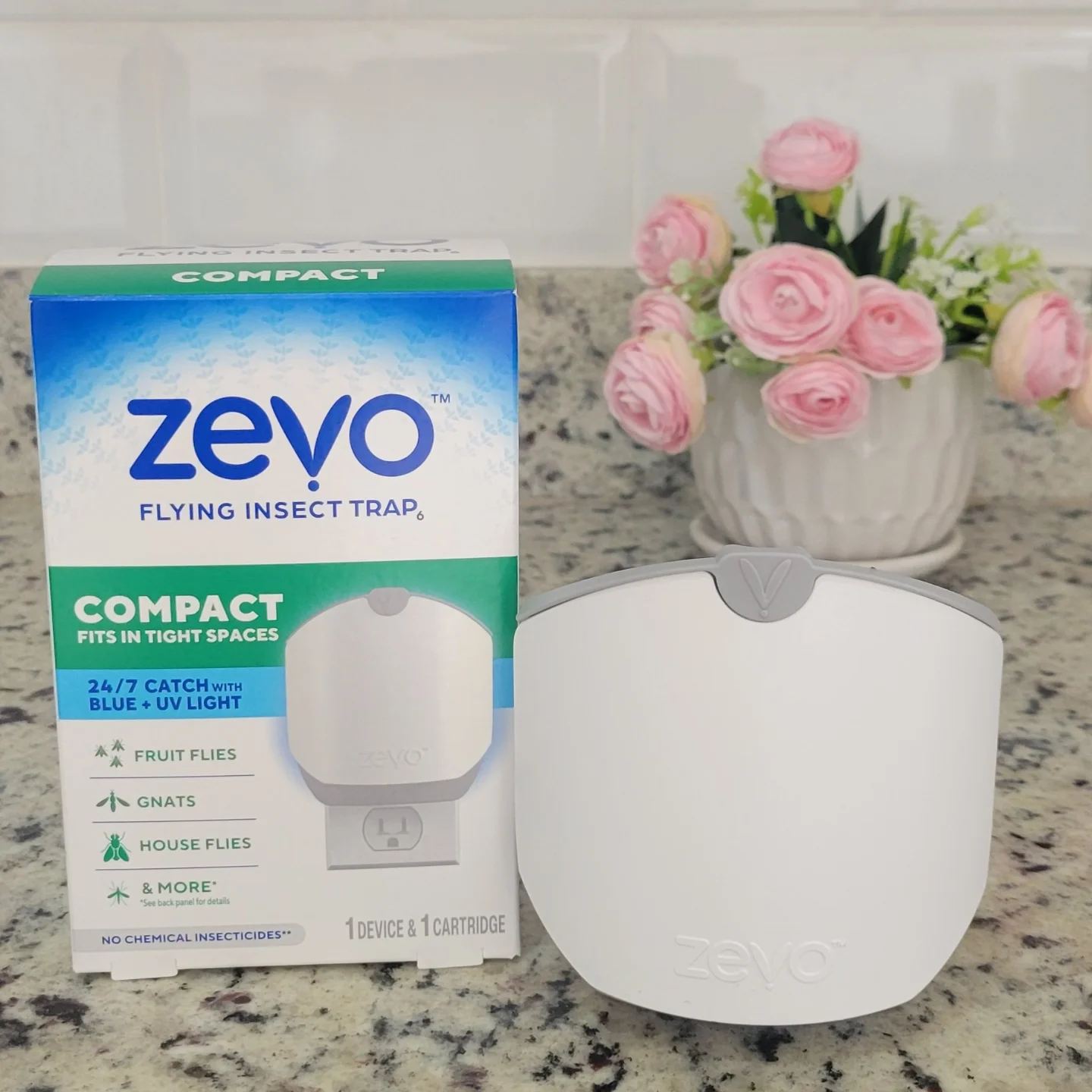 Instagram post by @acaikaii for Zevo. Caption reads: Meet the Silent Bug Catcher...

Zevo Flying Insect....