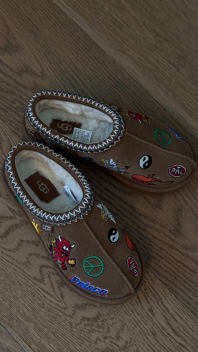 Instagram post by @christinakirkman for UGG. Caption reads: these healed my inner child 🥲🤩 @ugg.