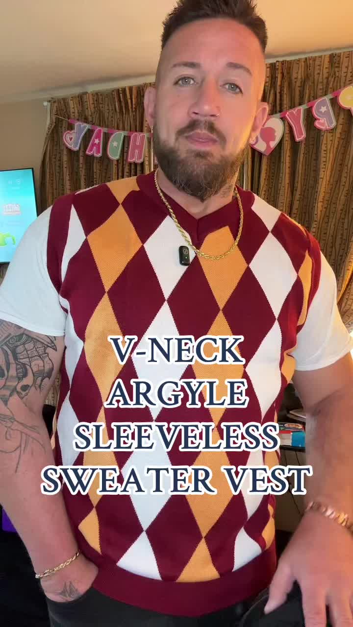 TikTok post by @jesusalone777 for COOFANDY. Caption reads: [...] SLEEVELESS SWEATERVEST BY COOFANDY -13% OFF....