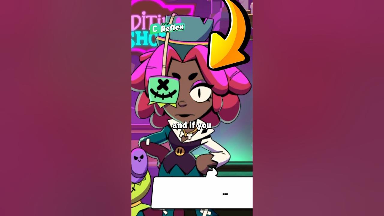 YouTube post by @BrawlReflex for Clash Royale eSports. Caption reads: Secret Easter Eggs in the Oddities Shop 🤫.