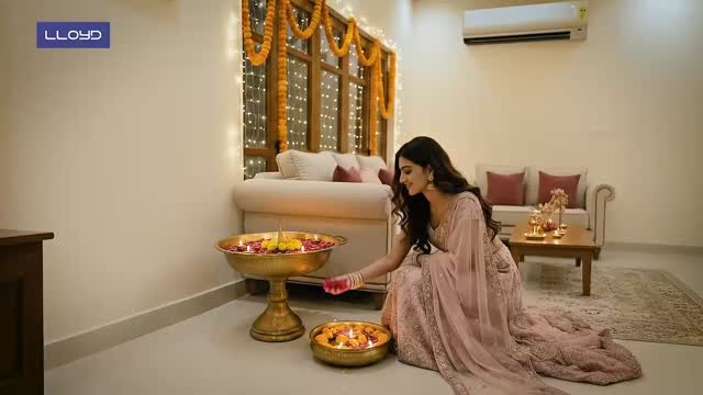 Instagram post by @the_colorful_pallet for Havells. Caption reads: Diwali is truly about the comfort of being....