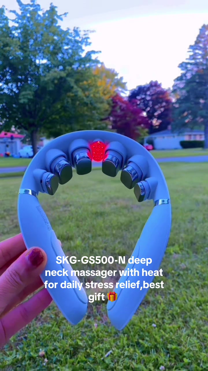TikTok post by @sopiya159 for SKG Health. Caption reads: If you have headaches or neck pain,you have to....
