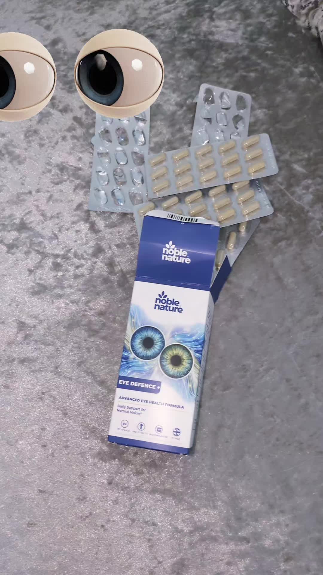 TikTok post by @restorationface for Noble Nature. Caption reads: [...] eyes the support they deserve with Noble....