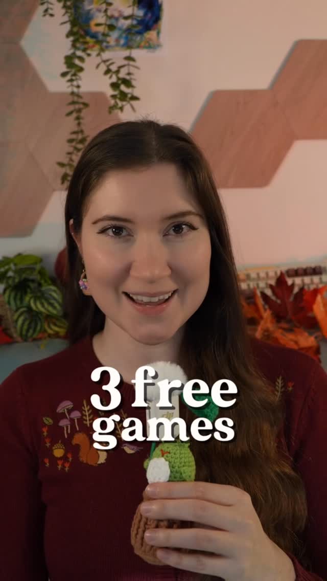 Instagram post by @cozywithronnie for Epic Games. Caption reads: 3 ✨free✨ games you can only get this week!!

This....