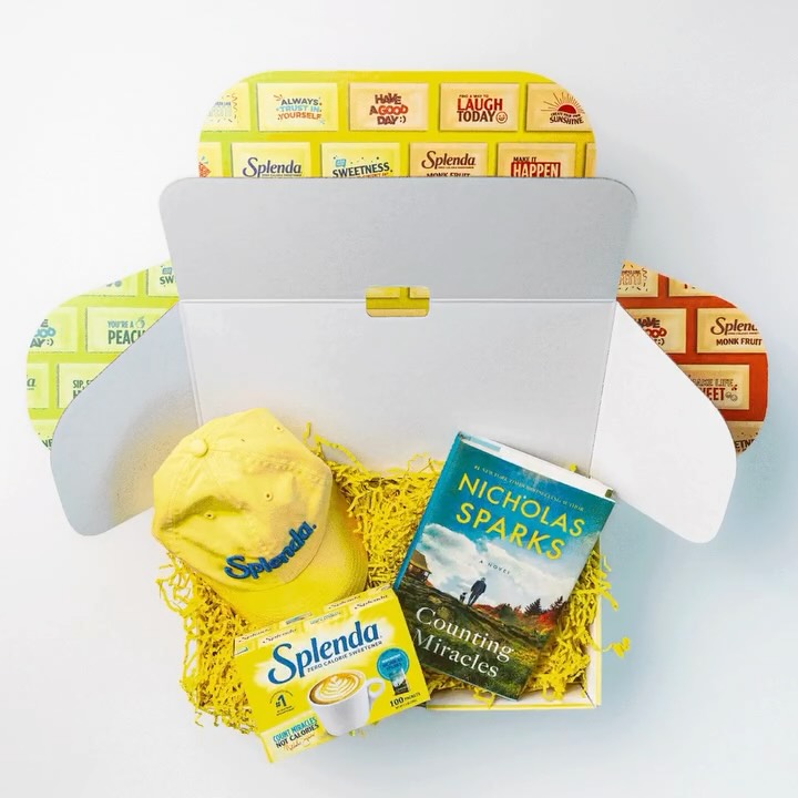 Instagram post by @nicholassparks for Splenda. Caption reads: What’s sweeter than Chicken Salad by....