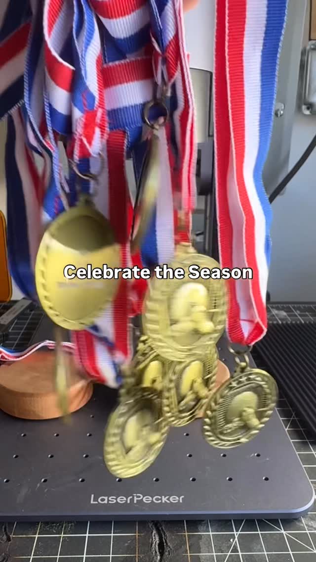 Instagram post by @temeculayardgames for LaserPecker. Caption reads: [...] with a great opportunity to use the....