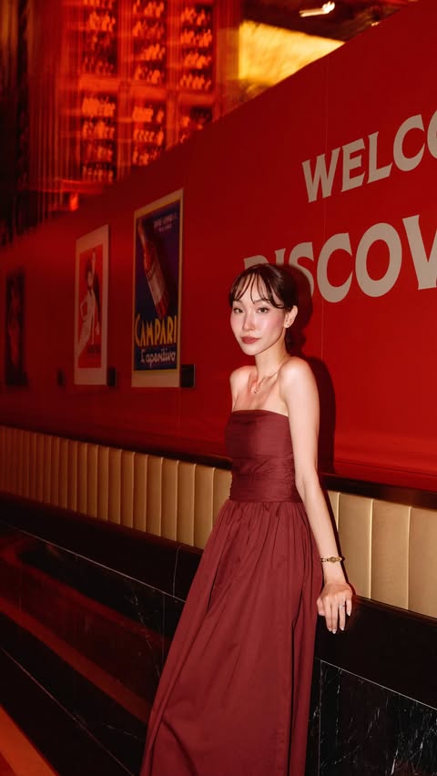 Instagram post by @bystriku for Campari. Caption reads: [...] and the unmistakable taste of Campari.....