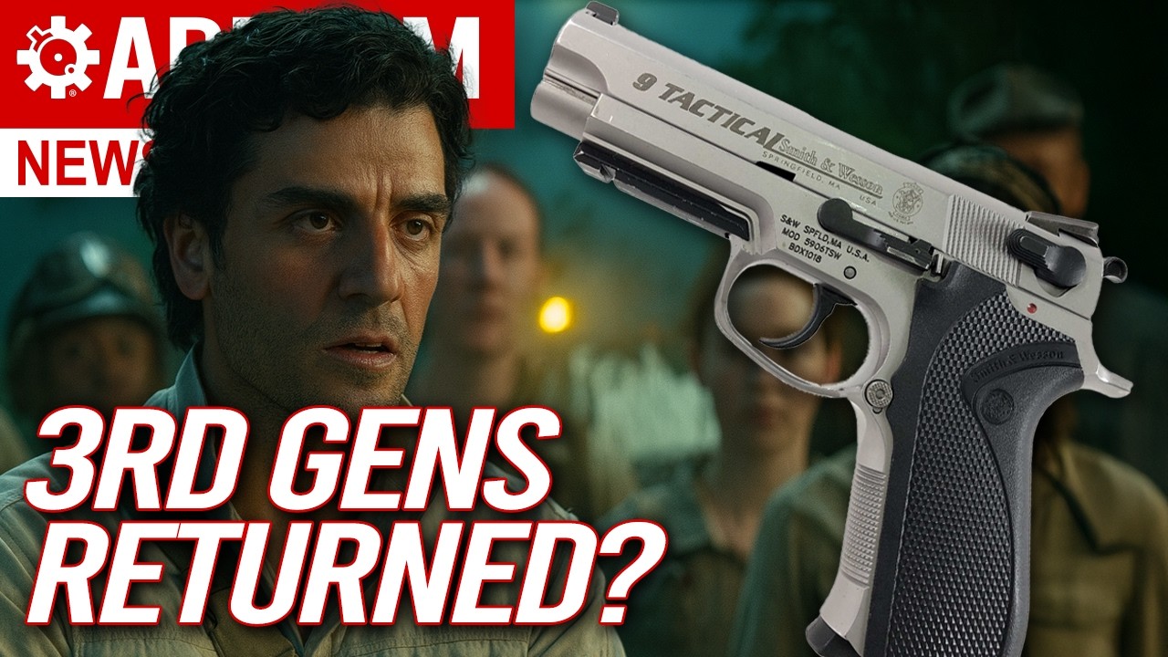 YouTube post by @ARFCOMNews for Vortex Optics. Caption reads: Bondi DOJ At It Again + Wired News Agreed With Us?....