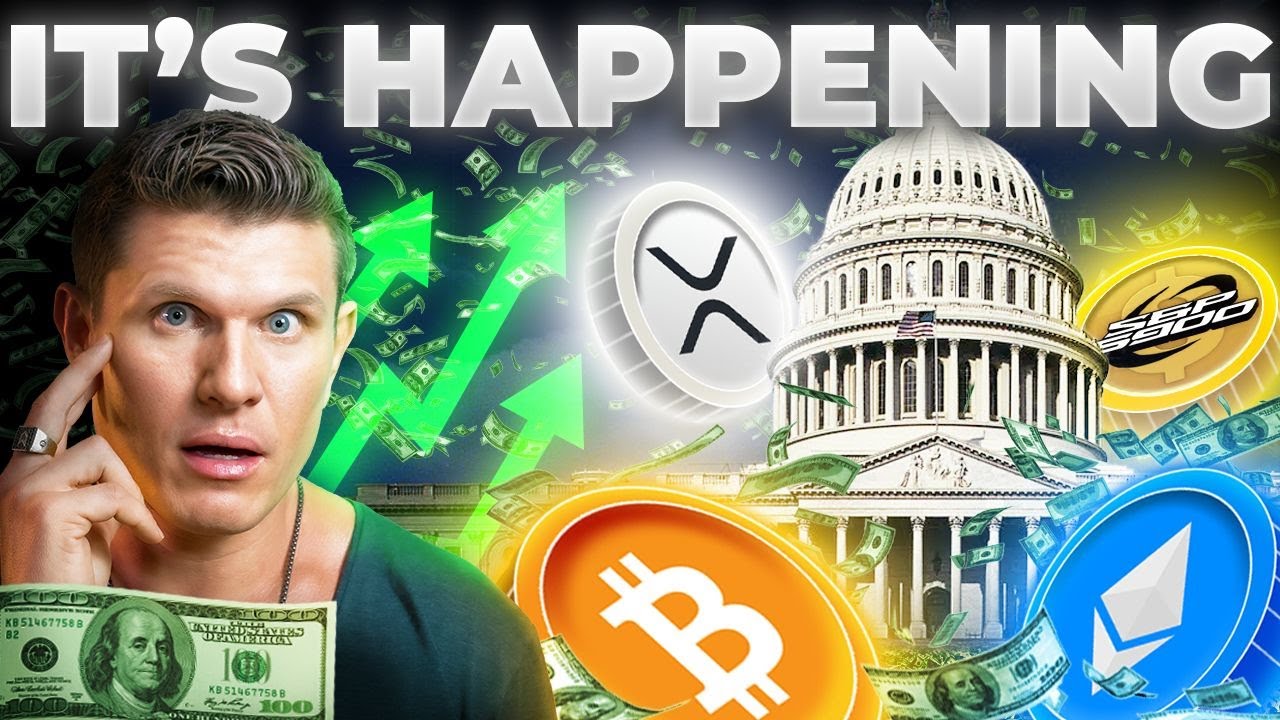 YouTube post by @KyleChasseCrypto for Ledger. Caption reads: Altcoins Explode As U.S Drops $5 Trillion Crypto....
