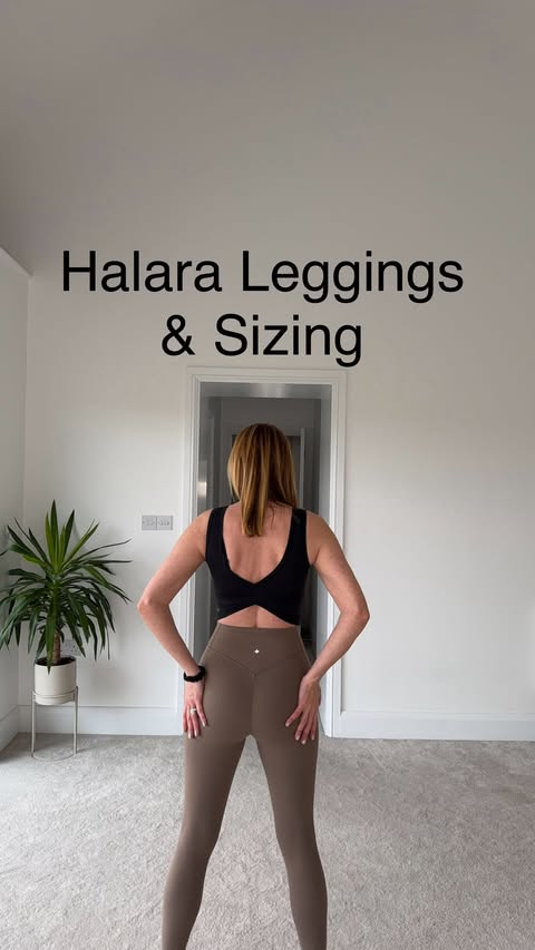 Instagram post by @fashionfunlynds for Halara. Caption reads: Halara - Part 2 leggings @halara_uk [...].