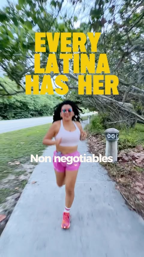 Instagram post by @curlswithlu for goodr. Caption reads: [...] have never believed I’d become a runner.....