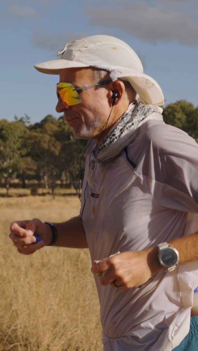 Instagram post by @harveylewisultrarunner for 2XU. Caption reads: The laps end, but the race never truly....