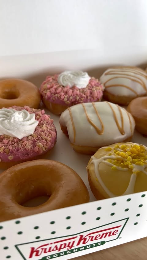 Instagram post by @holly_meza for Krispy Kreme Doughnuts. Caption reads: A little taste of Japan… without leaving Melbourne....