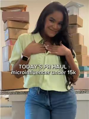 TikTok post by @elabrooksm for Elm Biosciences. Caption reads: [...] Leaf Matcha @Pareva Beauty Inc @Elm....