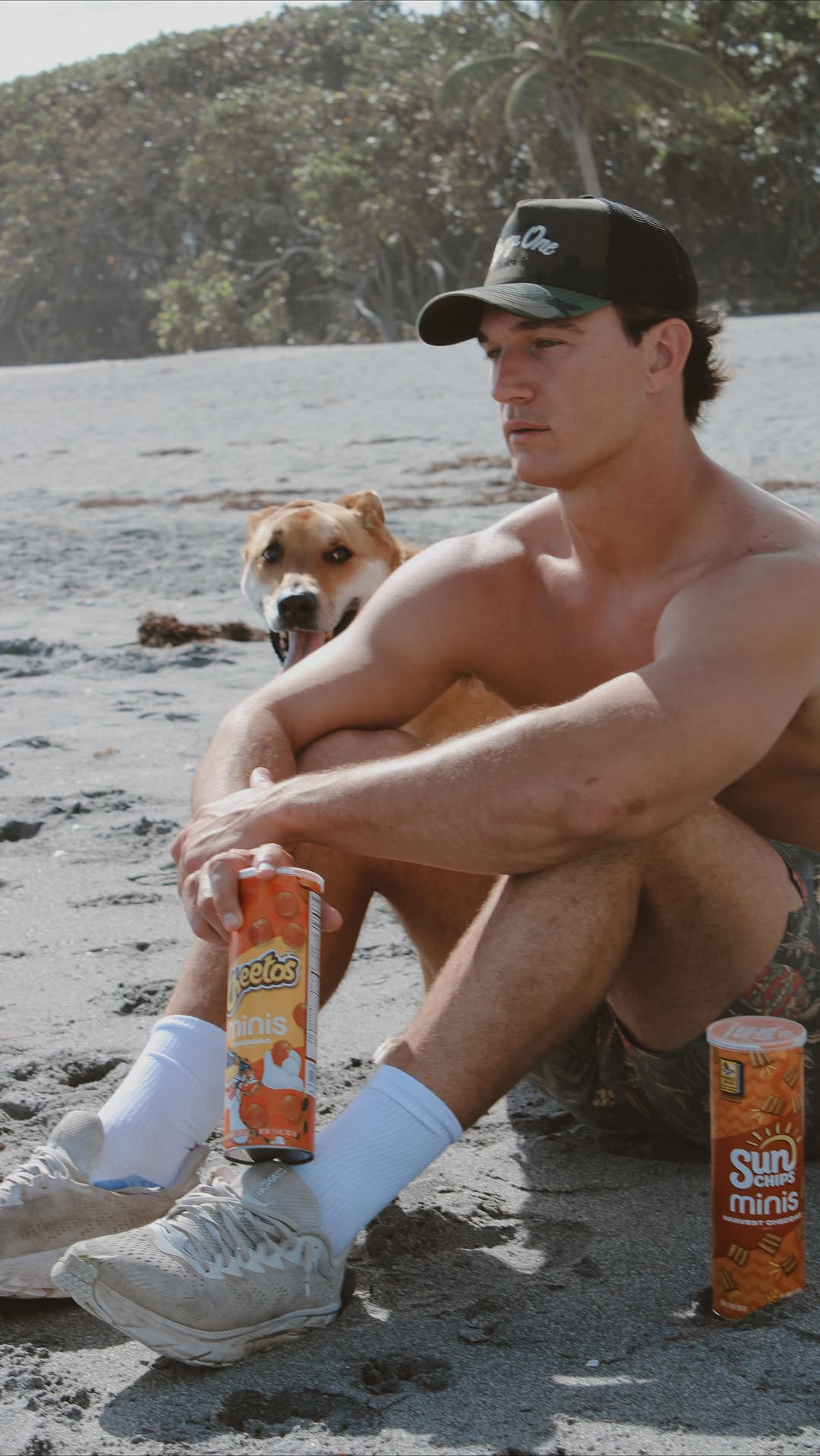 Instagram post by @tylerjcameron for Frito-Lay Minis. Caption reads: #ad Frito Lay Minis are my new favorite grab and....