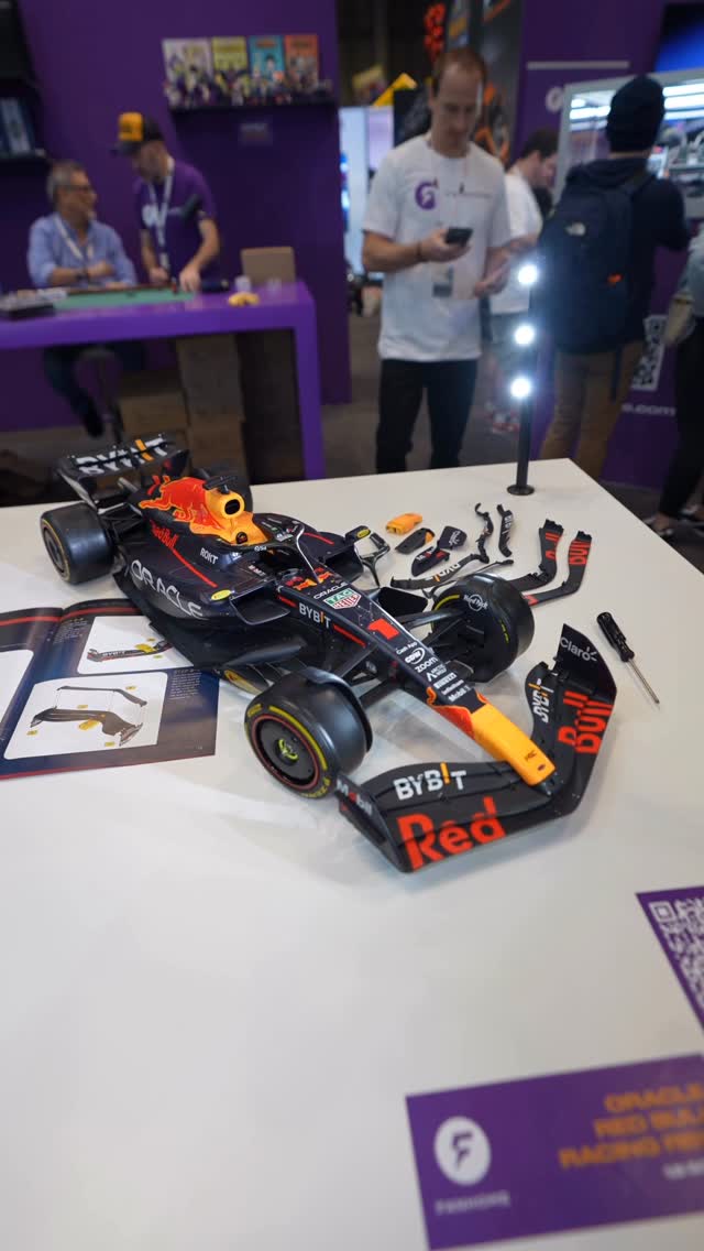 Instagram post by @thebusybauto for Fanhome. Caption reads: Comment “RB19” to start building!

The best race....