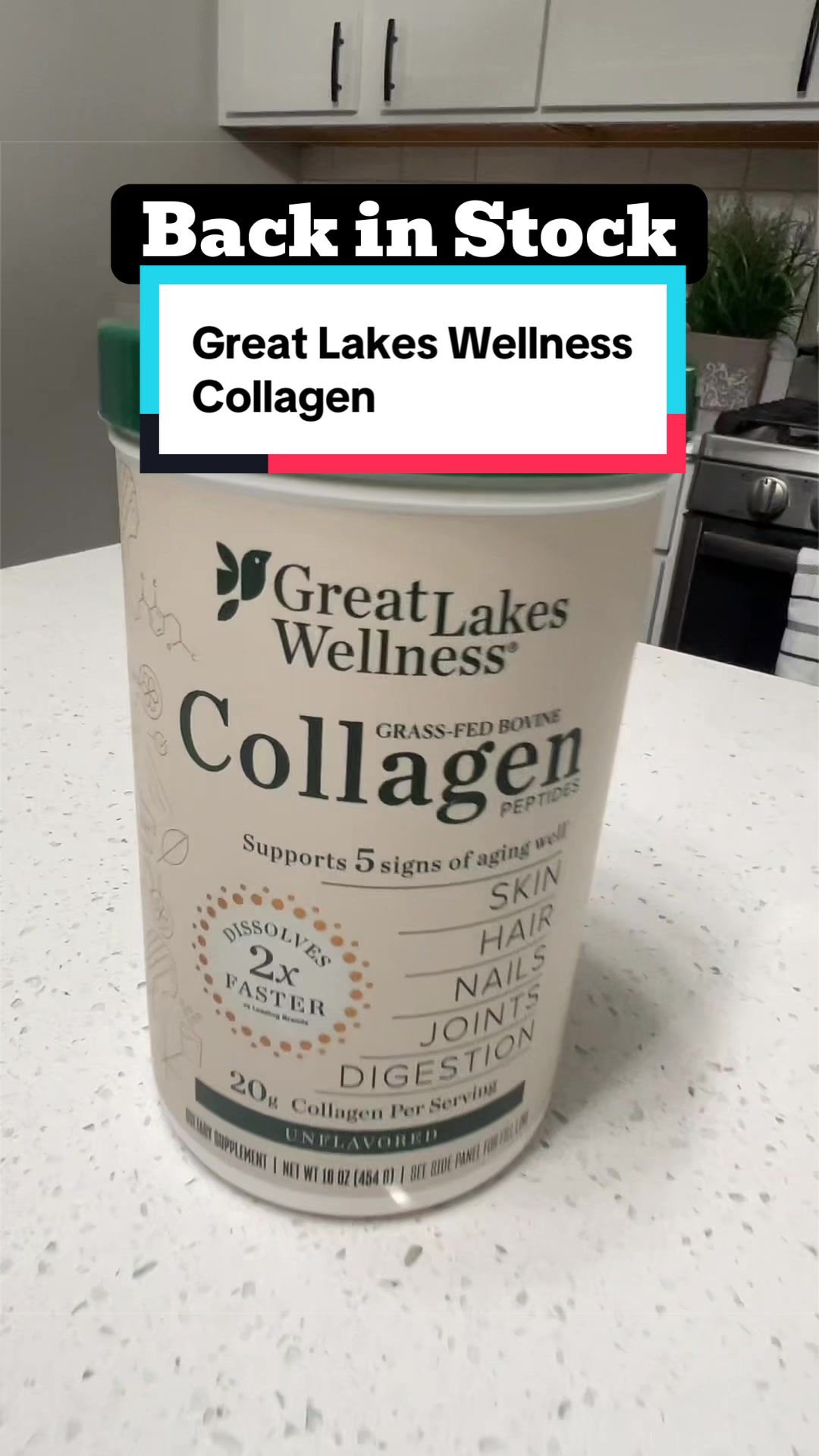 TikTok post by @tracikristine for Great Lakes Wellness. Caption reads: [...] #wellnessjourney @Great Lakes Wellness.